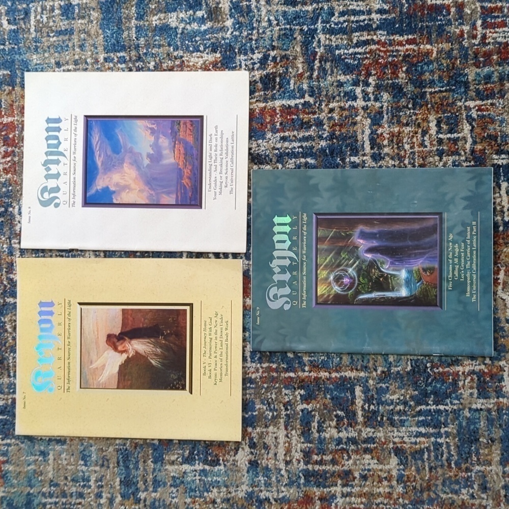 Kryon Quarterly Magazine Issues #7, #8, #9 - Used Great Condition